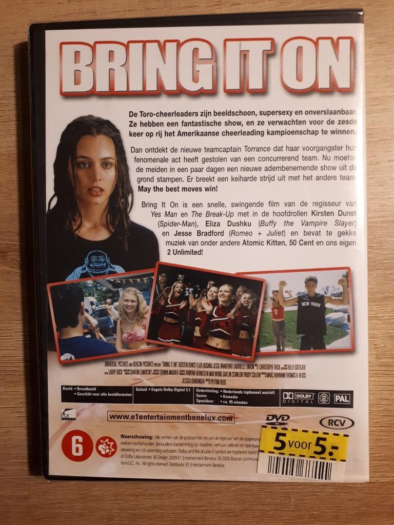 Bring It On, Vanaf 6 jaar, Verzenden, Zo goed als nieuw, Romantische komedie