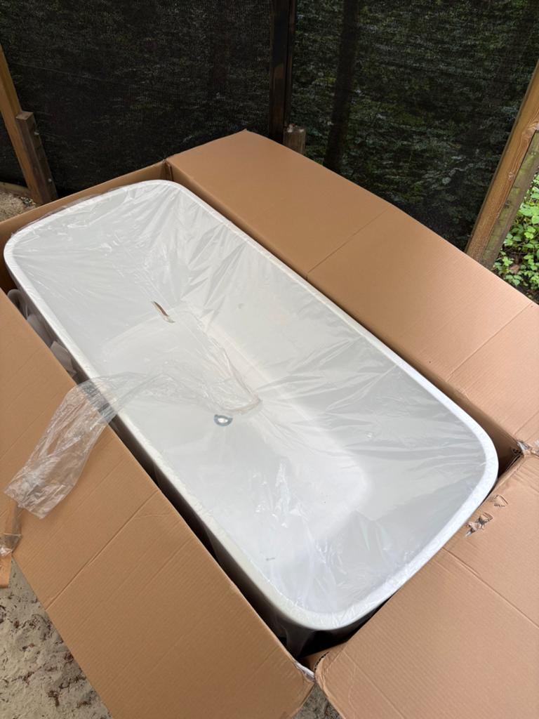 Vrijstaand bad Forma Glans Wit 170x78x59cm, P, P, P, Nieuw