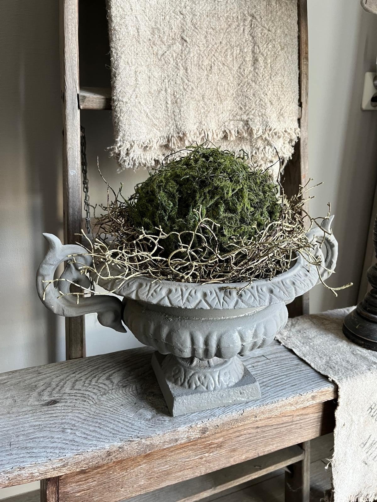 Mooie gietijzeren pot met oren, Tuin en Terras, Ophalen