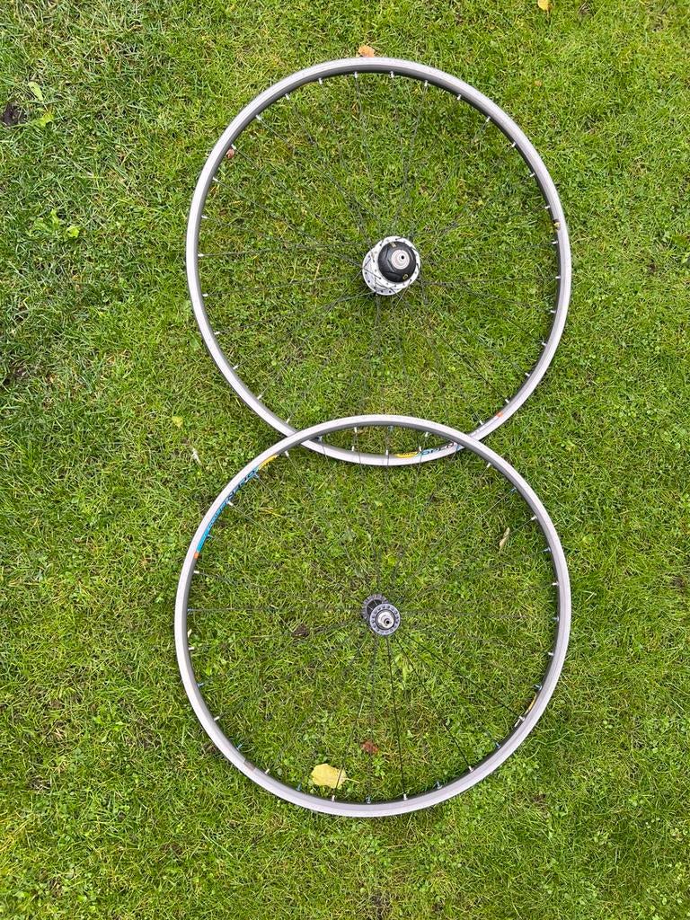 Mavic Open Pro Wielset met Powertap naaf voor velgremmen, Gebruikt, Aluminium, Racefiets, Ophalen