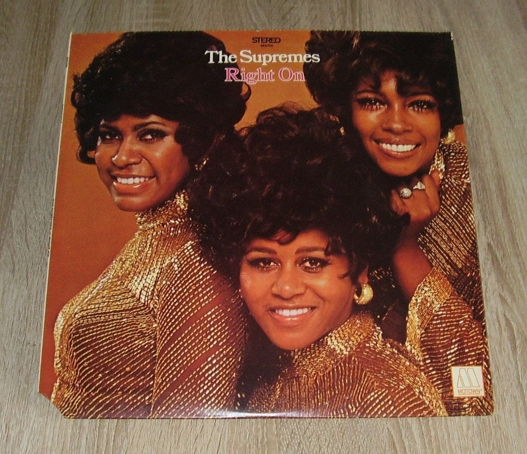 LP - The Supremes - Right On, LP, Gebruikt, Pop, Ophalen of Verzenden