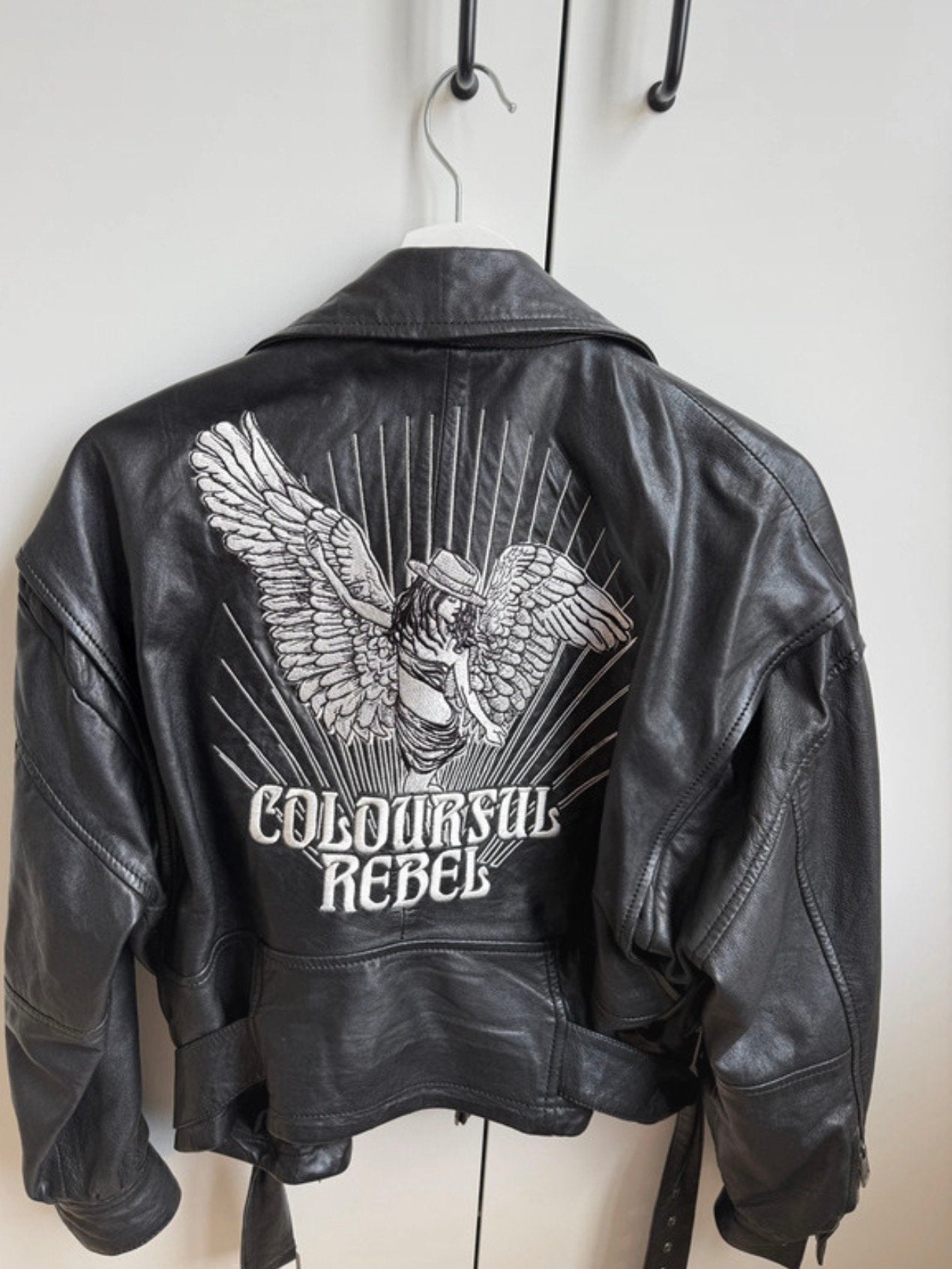 Colourful rebel leren jack maat S, Ophalen of Verzenden, Gedragen, Maat 36 (S), Zwart