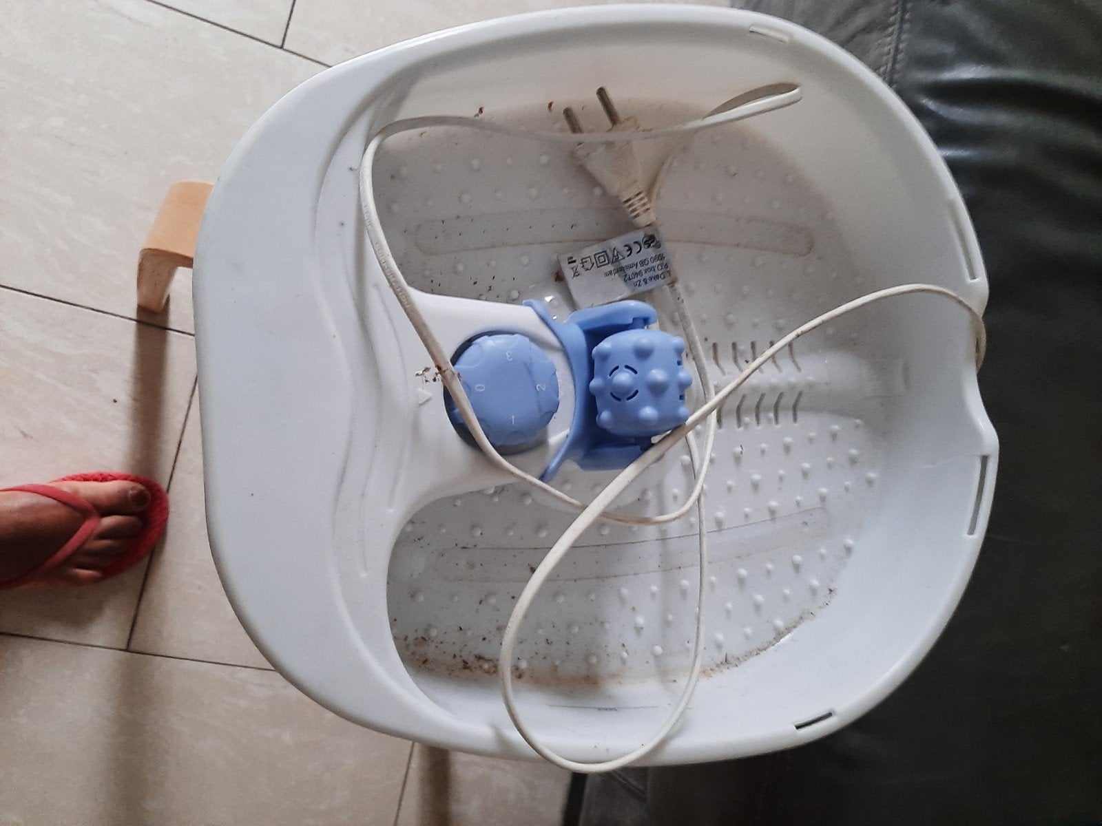 Voetenbad met massagefunctie, Ophalen of Verzenden, Gebruikt, Hand- en Voetverzorging