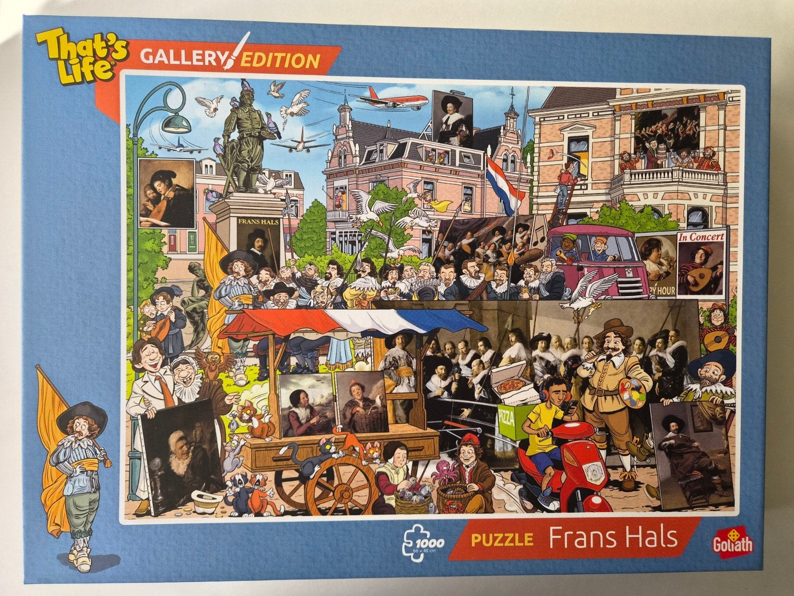 That's Life legpuzzel Frans Hals, 1000 stukjes, Gallery Ed., Ophalen of Verzenden, 500 t/m 1500 stukjes, Zo goed als nieuw, Legpuzzel