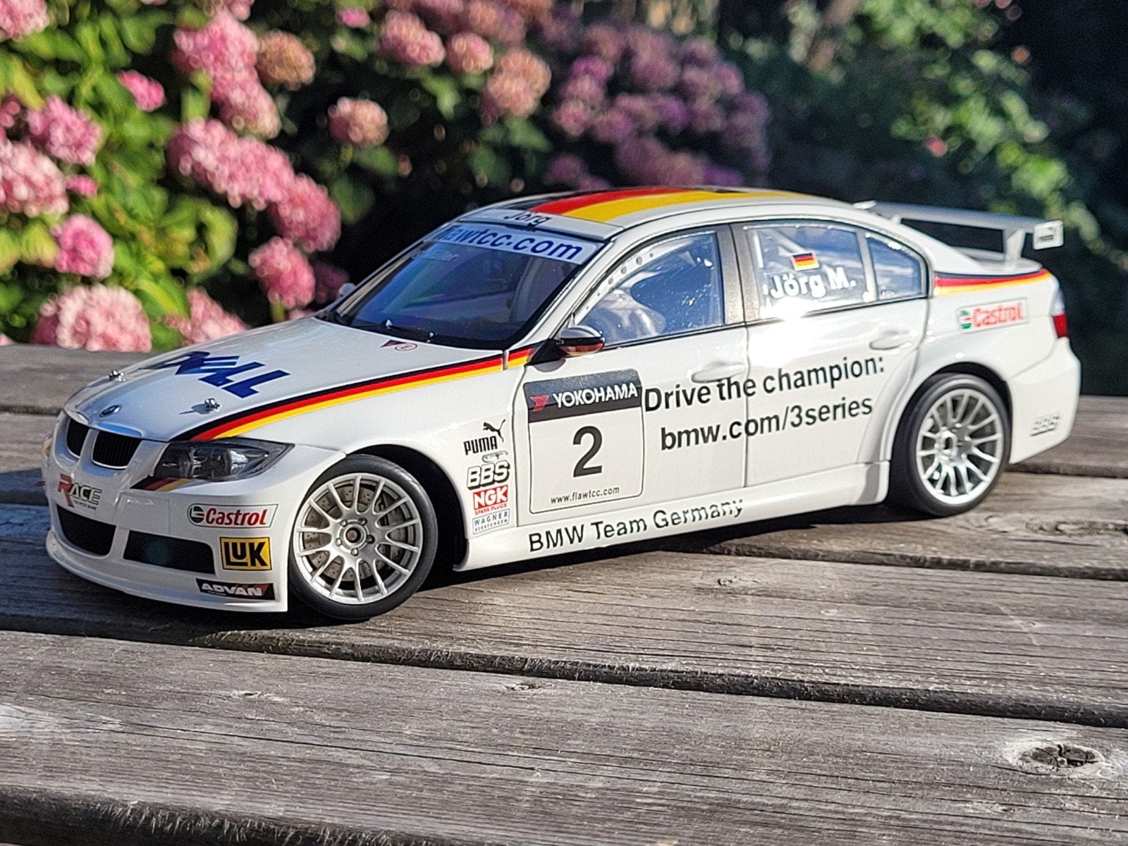 BMW E90 320SI 2007 WTCC Autoart #2 Jörg Müller, Ophalen, Zo goed als nieuw, Auto, Autoart