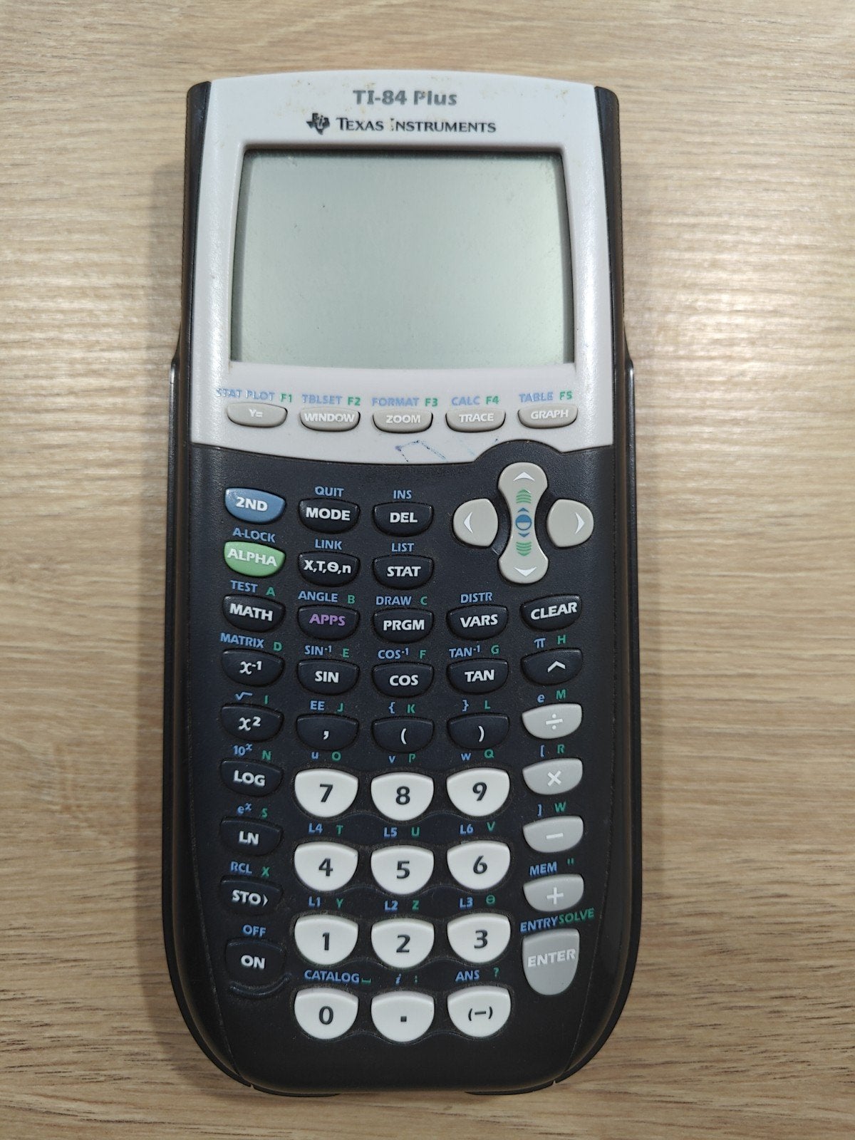 grafische rekenmachine (Texas Instruments TI-84 plus), Ophalen of Verzenden, Grafische rekenmachine, Gebruikt