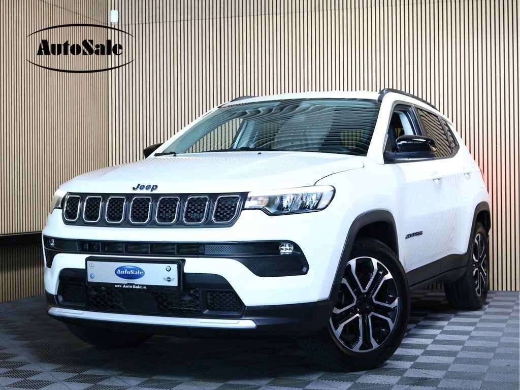 Jeep Compass 4xe 240 Plug-in Hybrid Electric Limited CARPLAY, Auto's, Jeep, Bedrijf, Te koop, Compass, 4x4, ABS, Achteruitrijcamera