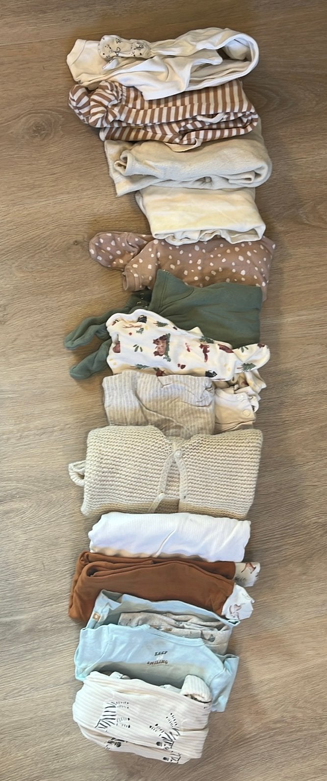 Setje babykleding maat 62 genderneutraal, Ophalen of Verzenden, Gebruikt, Maat 62