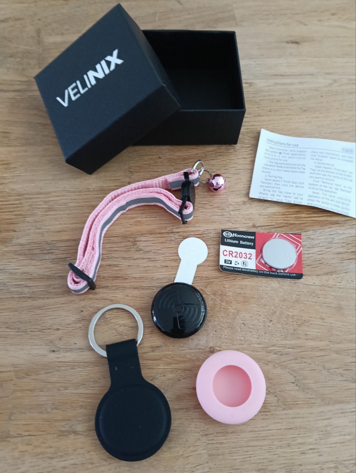 Velinix gps cat tracker roze, Dieren en Toebehoren, Ophalen of Verzenden, Nieuw