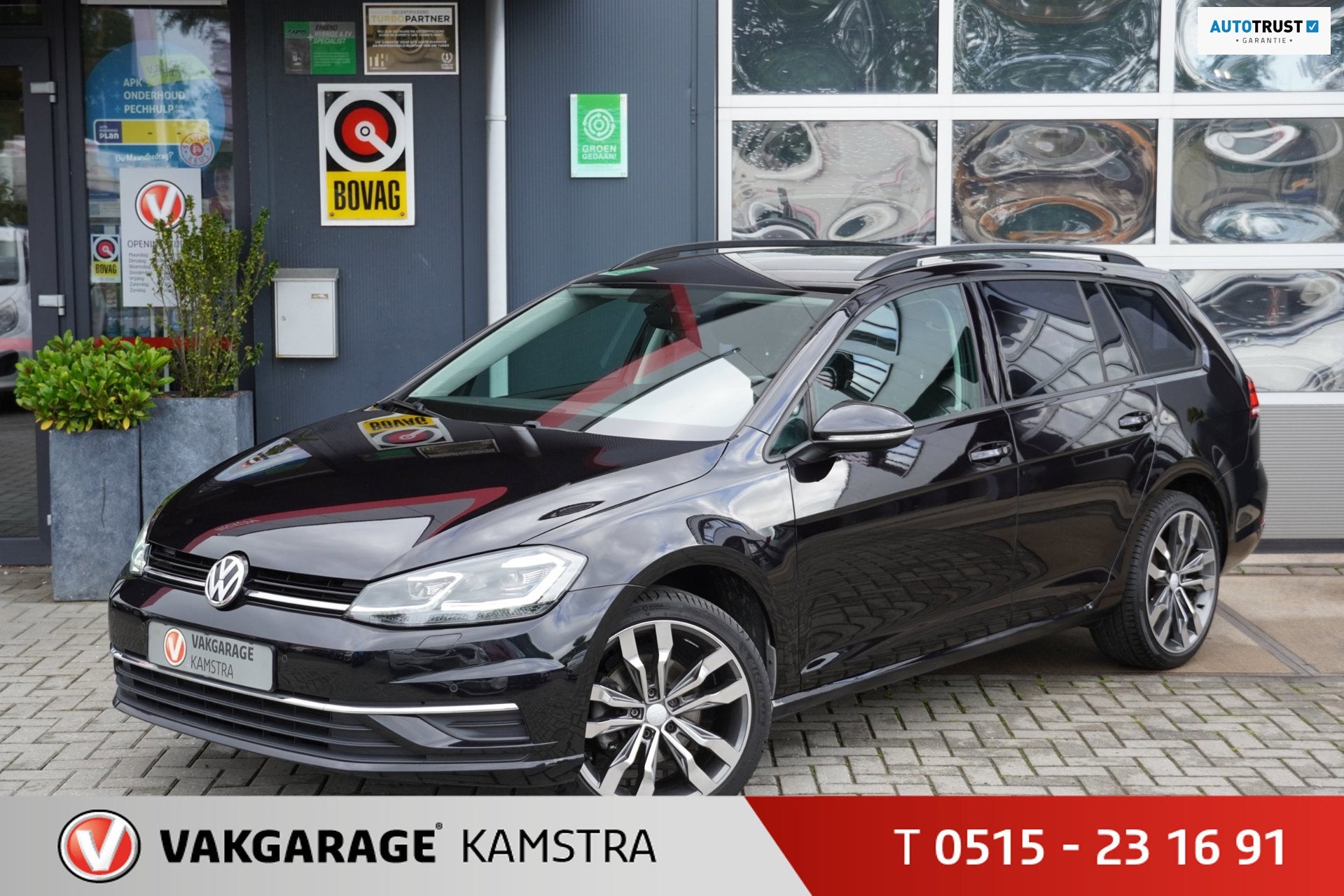Volkswagen Golf Variant 1.4 TSI 125PK Navi/Clima/Cruise/PDC, Auto's, Voorwielaandrijving, Gebruikt, Euro 6, Zwart