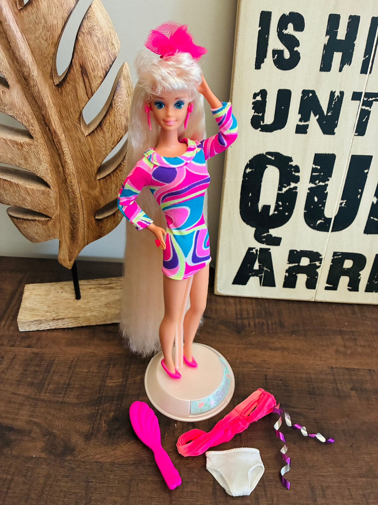 Barbie totally hair 1991 ( spain ), Ophalen of Verzenden, Gebruikt, Barbie