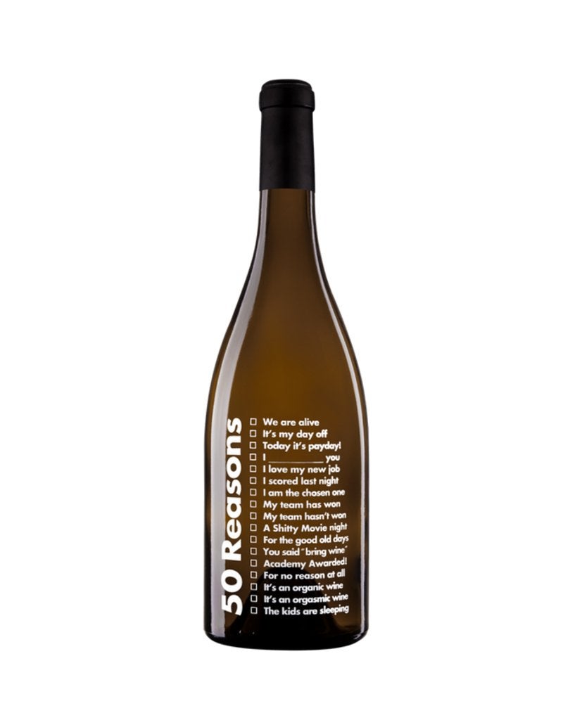 Fles witte wijn Neleman (50 Reasons) Sauvignon Blanc, Ophalen, Spanje, Nieuw, Witte wijn