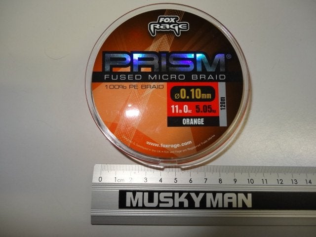 Gevlochten Lijn: Fox Rage Prism Fused Micro PE Braid, Verzenden, Nieuw, Vislijn