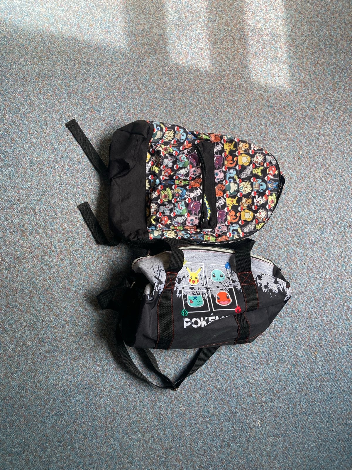 Pokémon rugzak en sporttas set, Gebruikt, Disney of Dora, 25 tot 40 cm, Ophalen of Verzenden