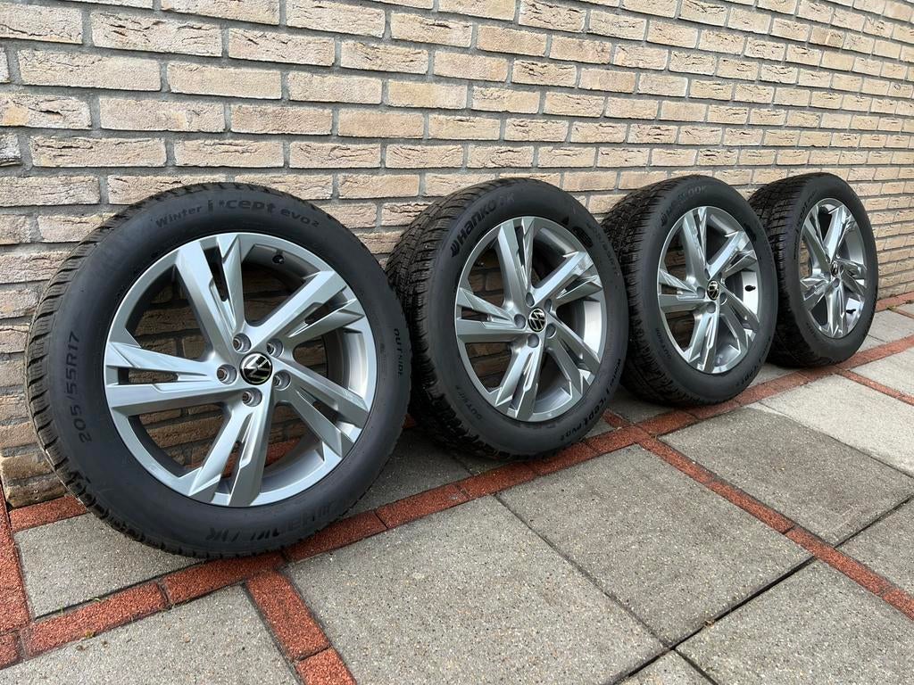 17 inch ORG Taigo velgen met winterbanden 5x100, Auto-onderdelen, Banden en Velgen, Ophalen, Velg(en), 17 inch, 205 mm
