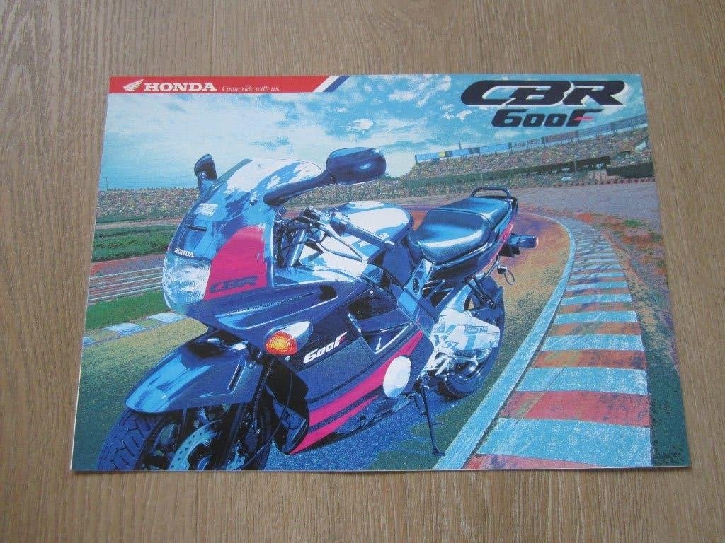 Honda CBR 600 F brochure folder 1992 ?, Ophalen of Verzenden, Honda