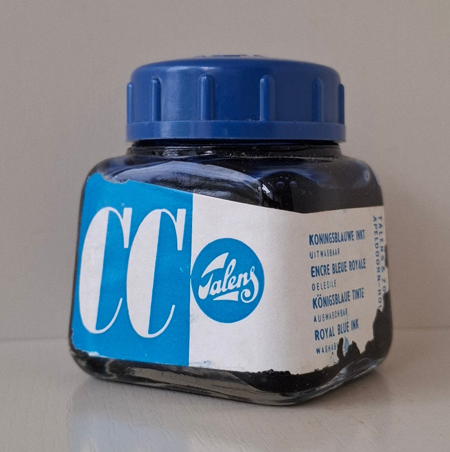 Talens vulpeninkt Royal blue, Ophalen of Verzenden, Gebruikt