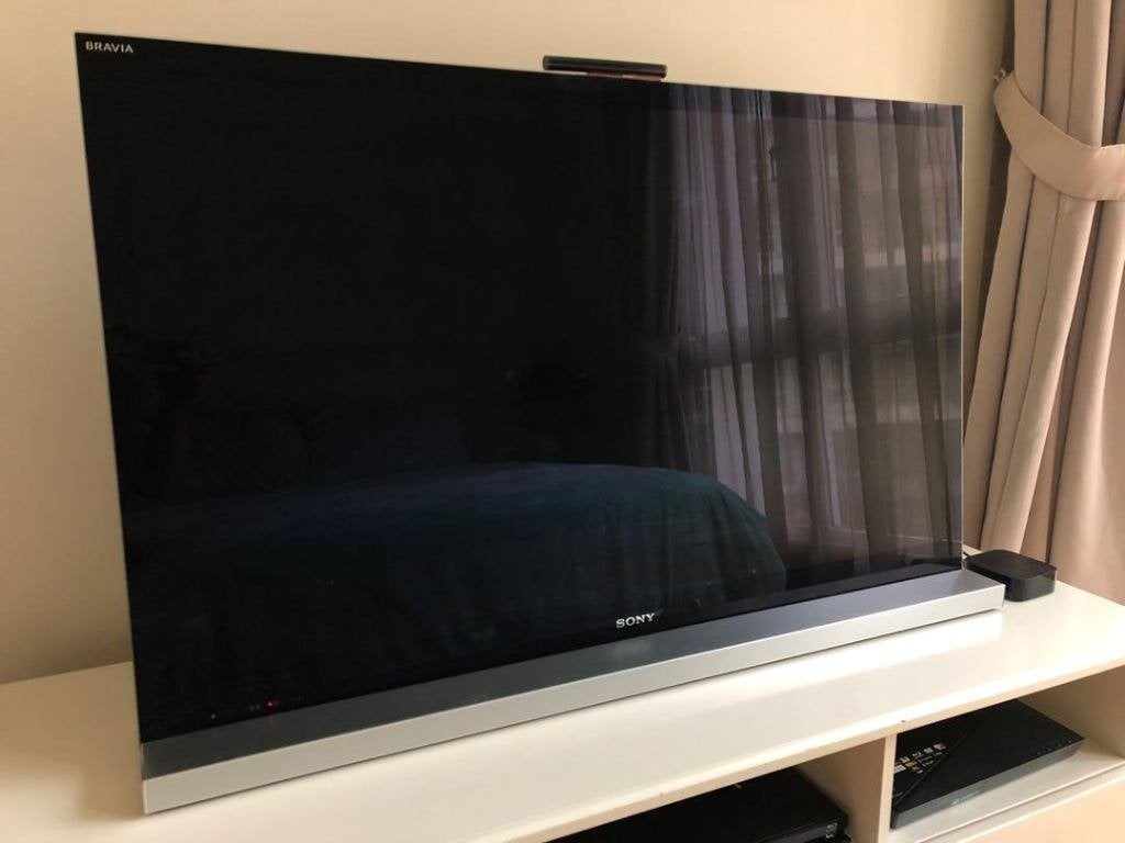 Sony Bravia 46" Full HD TV + Surround Soundbar + Standaard!, Audio, Tv en Foto, Televisies, Ophalen, Gebruikt, LCD, 100 Hz