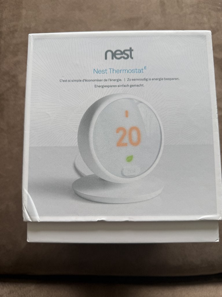 Nest Thermostaat E, Doe-het-zelf en Verbouw, Ophalen of Verzenden, Slimme thermostaat, Zo goed als nieuw