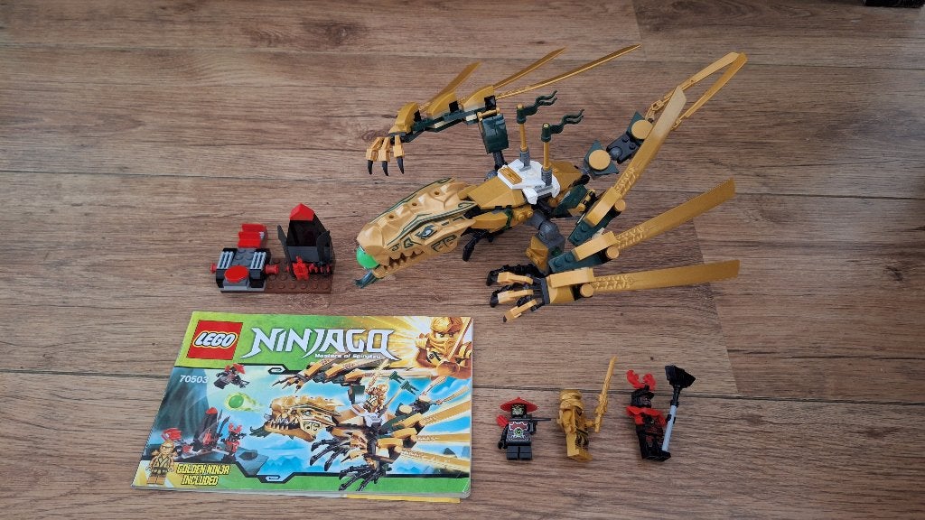 Lego NINJAGO 70503 De Gouden Draak, the final battle, Ophalen of Verzenden, Zo goed als nieuw, Complete set, Lego