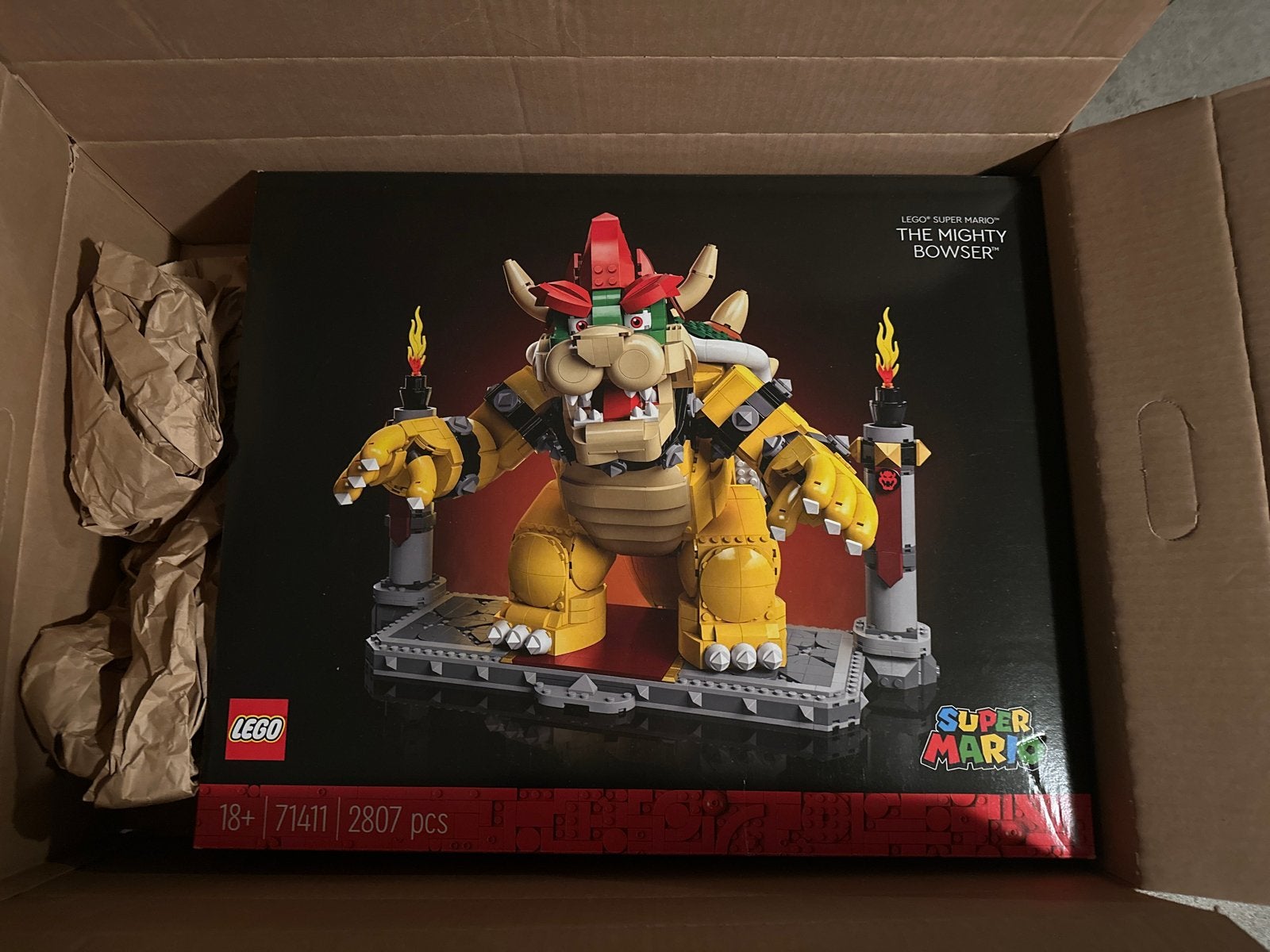 LEGO Super Mario De Machtige Bowser (71411) - Nieuw & Sealed, Kinderen en Baby's, Lego, Nieuw, Ophalen of Verzenden, Complete set