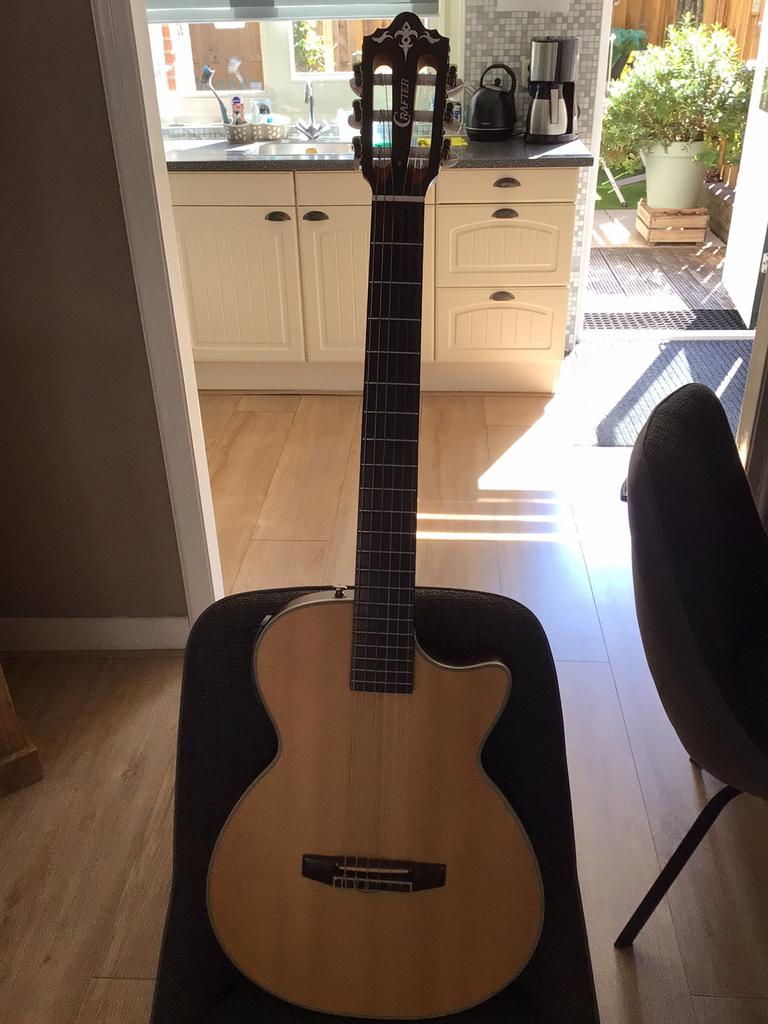 Crafter gitaar(GERESERVEERD), Ophalen of Verzenden, Gebruikt, Klassieke of Spaanse gitaar