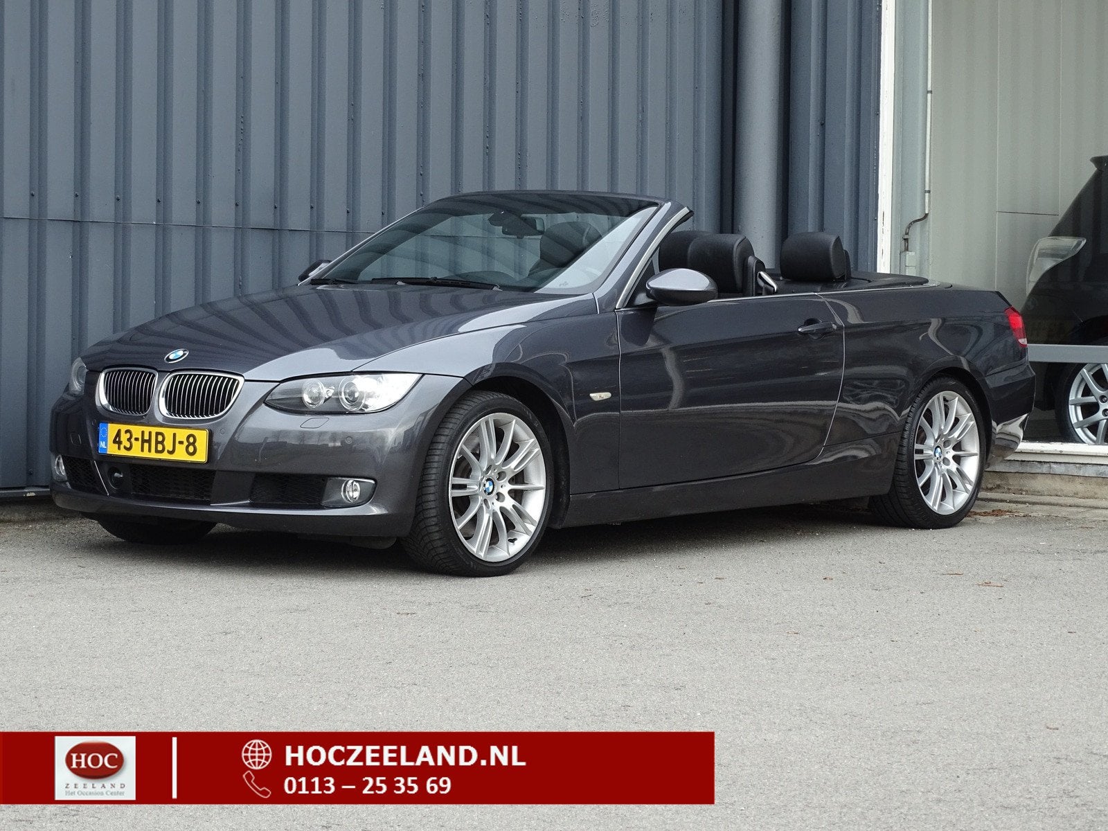 BMW 3 Serie Cabrio 335i High Executive 306PK | Adapt Cruise, Automaat, Gebruikt, Zwart, Cabriolet