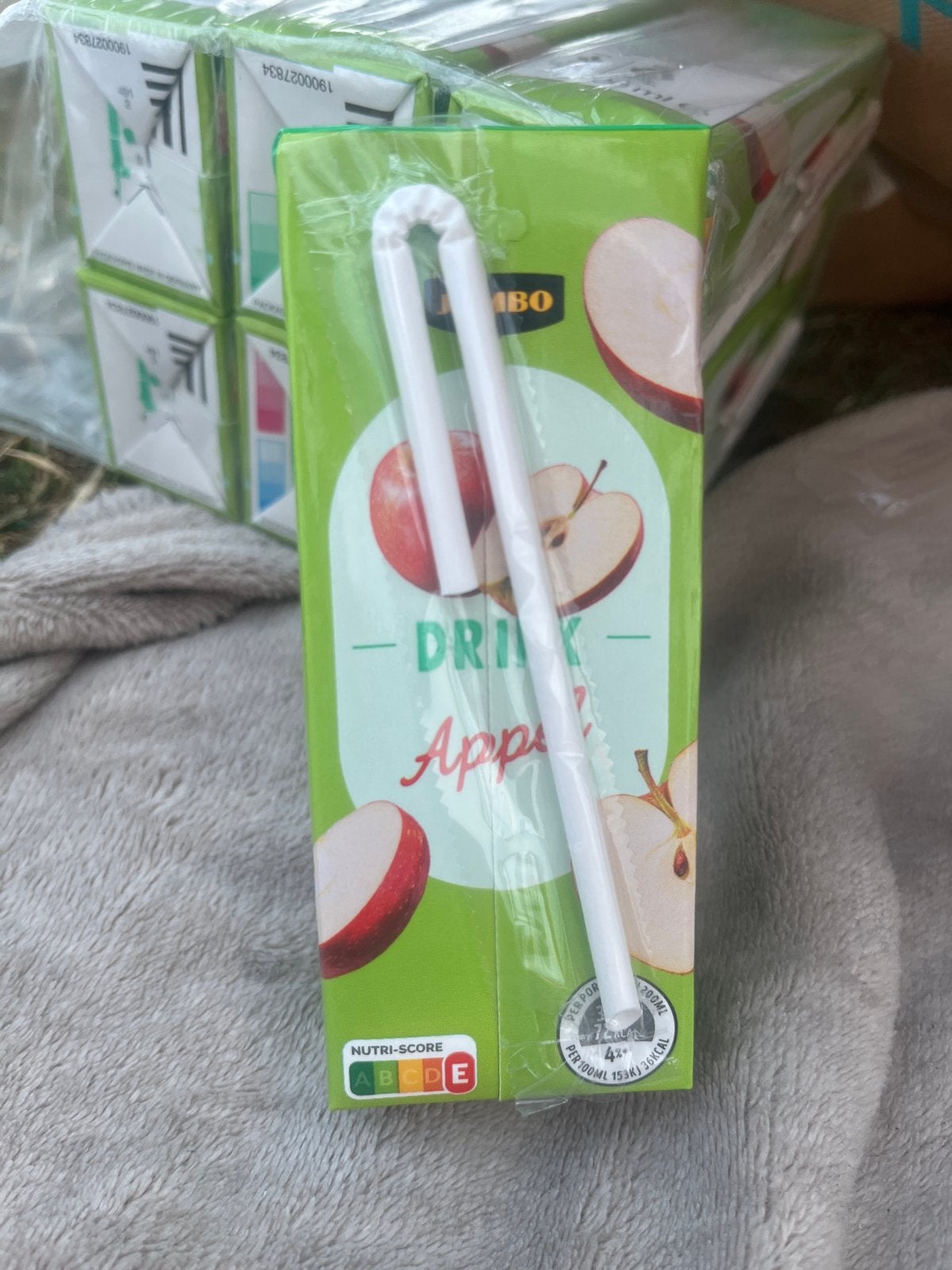 Pakje appelsap, Diversen, Verzenden