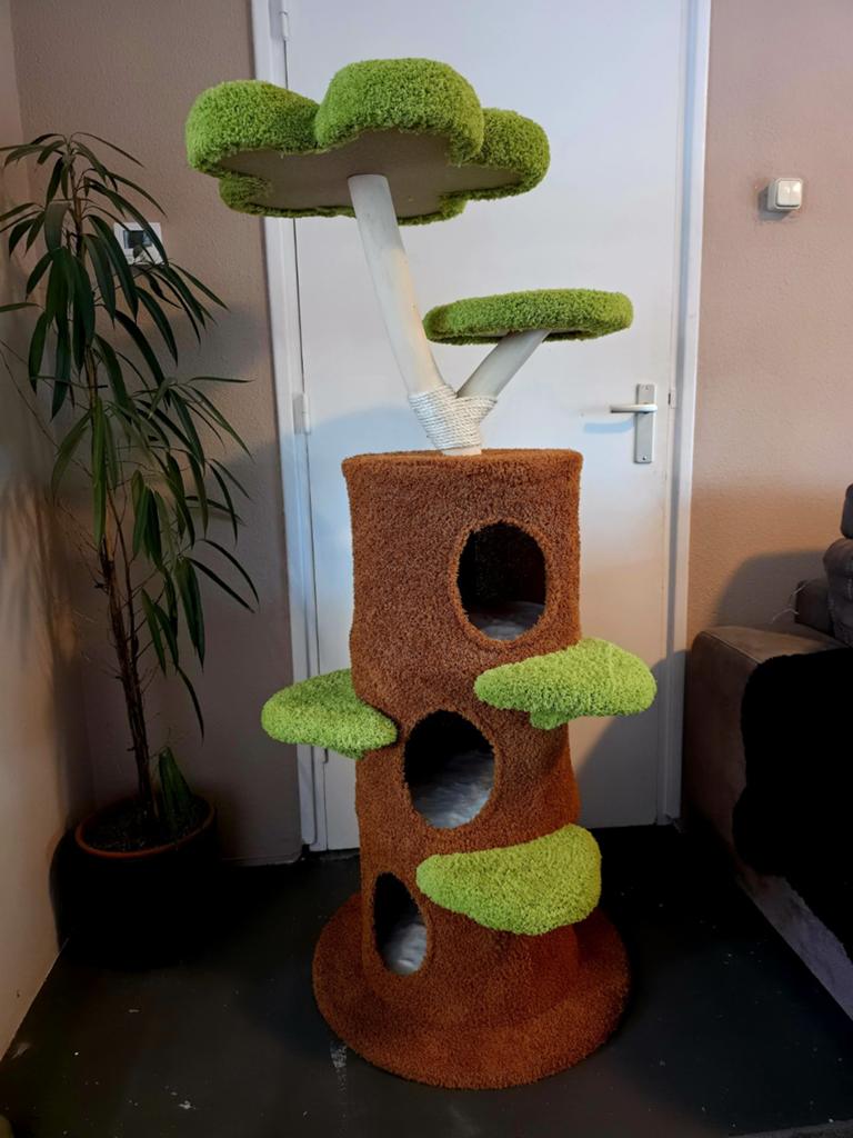Klim/krab-paal, Dieren en Toebehoren, Krabmeubelen, Zo goed als nieuw, Krabpaal, Ophalen
