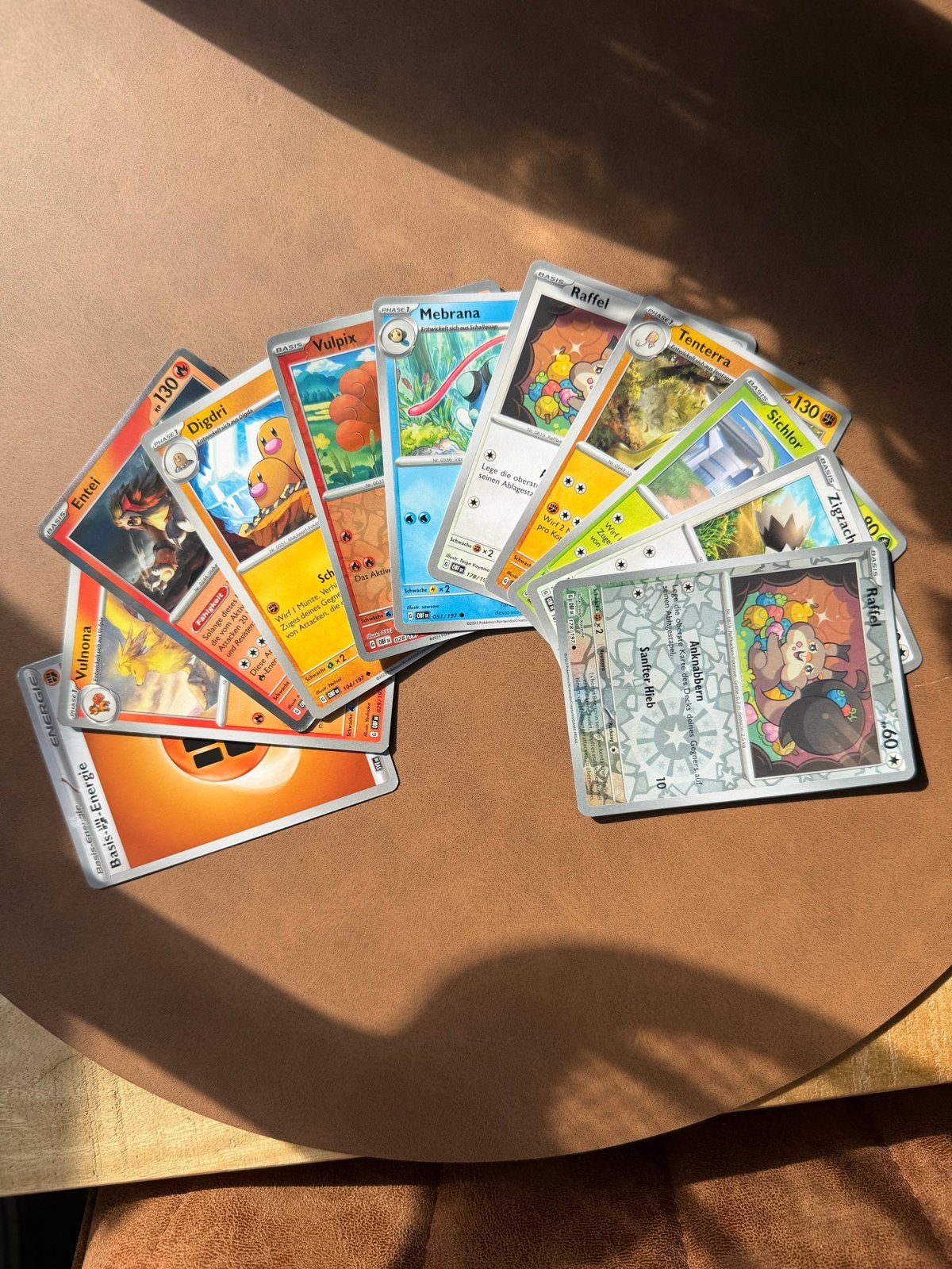 Stapeltje Pokémon kaarten - Duitse maak, Ophalen of Verzenden, Gebruikt, Meerdere kaarten