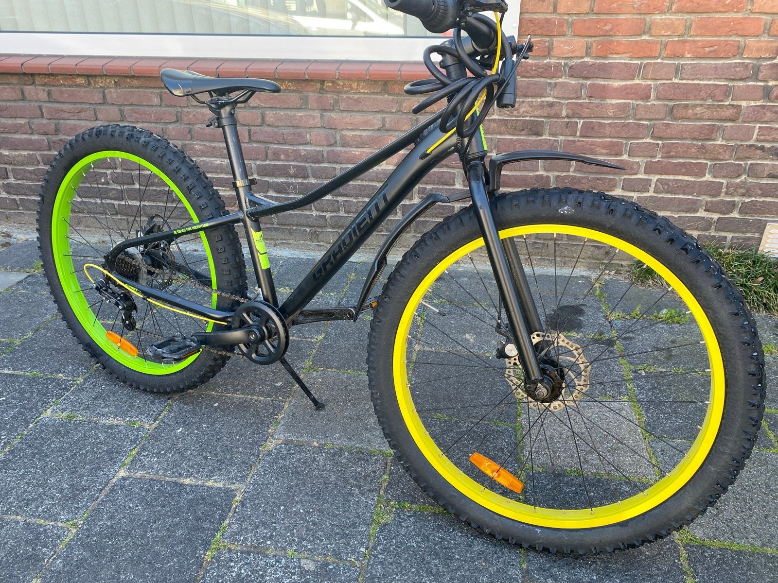 Jongensfiets Volare Zwart/Geel/Groen- Zo goed als nieuw, Heren, Zo goed als nieuw, Ophalen, Overige merken