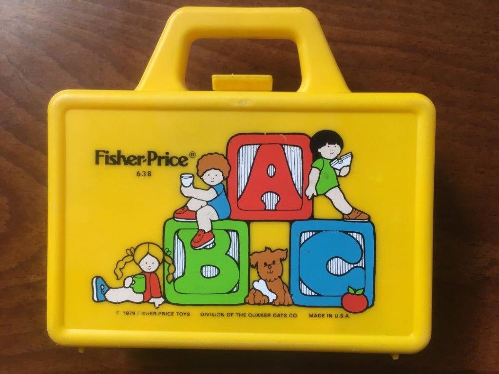 Fisher Price vintage (nr. 638 uit 1979) koffertje, Ophalen of Verzenden, Gebruikt, Speelset