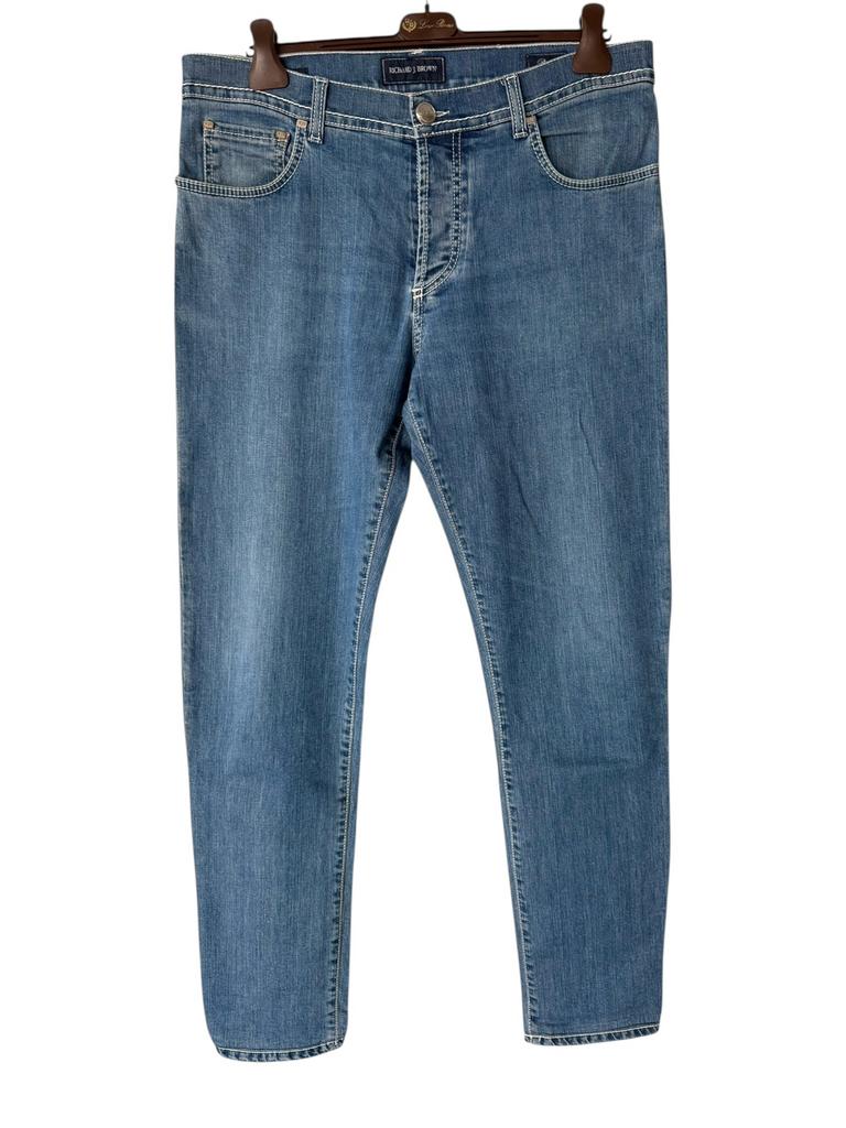 Richard J. Brown Spijkerbroek / Jeans – Maat 36/50, Ophalen of Verzenden, Zo goed als nieuw, Blauw, W36 - W38 (confectie 52/54)