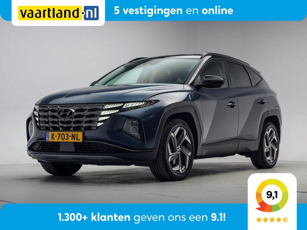 Hyundai Tucson 1.6 T-GDI HEV Premium Aut. [ Leder 360 Camera, Auto's, Hyundai, Automaat, 4 cilinders, 1650 kg, Bedrijf