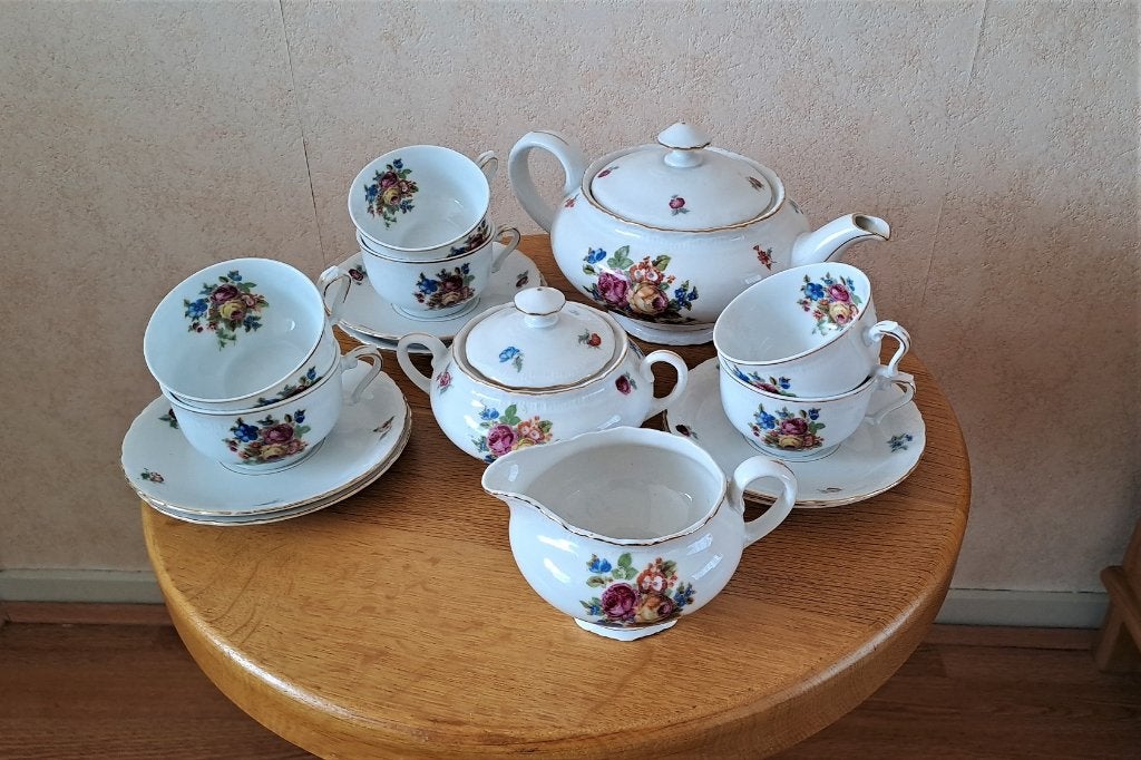 Theeservies TK Thun Czechoslovakia, Antiek en Kunst, Ophalen of Verzenden