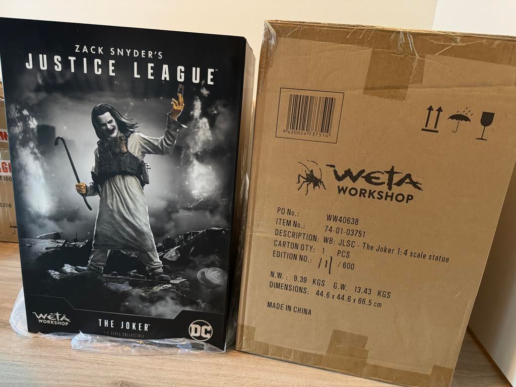 The Joker 1:4 Schaal statue - Zack Snyder's Justice League, Ophalen of Verzenden, Nieuw, Beeldje, Replica of Model