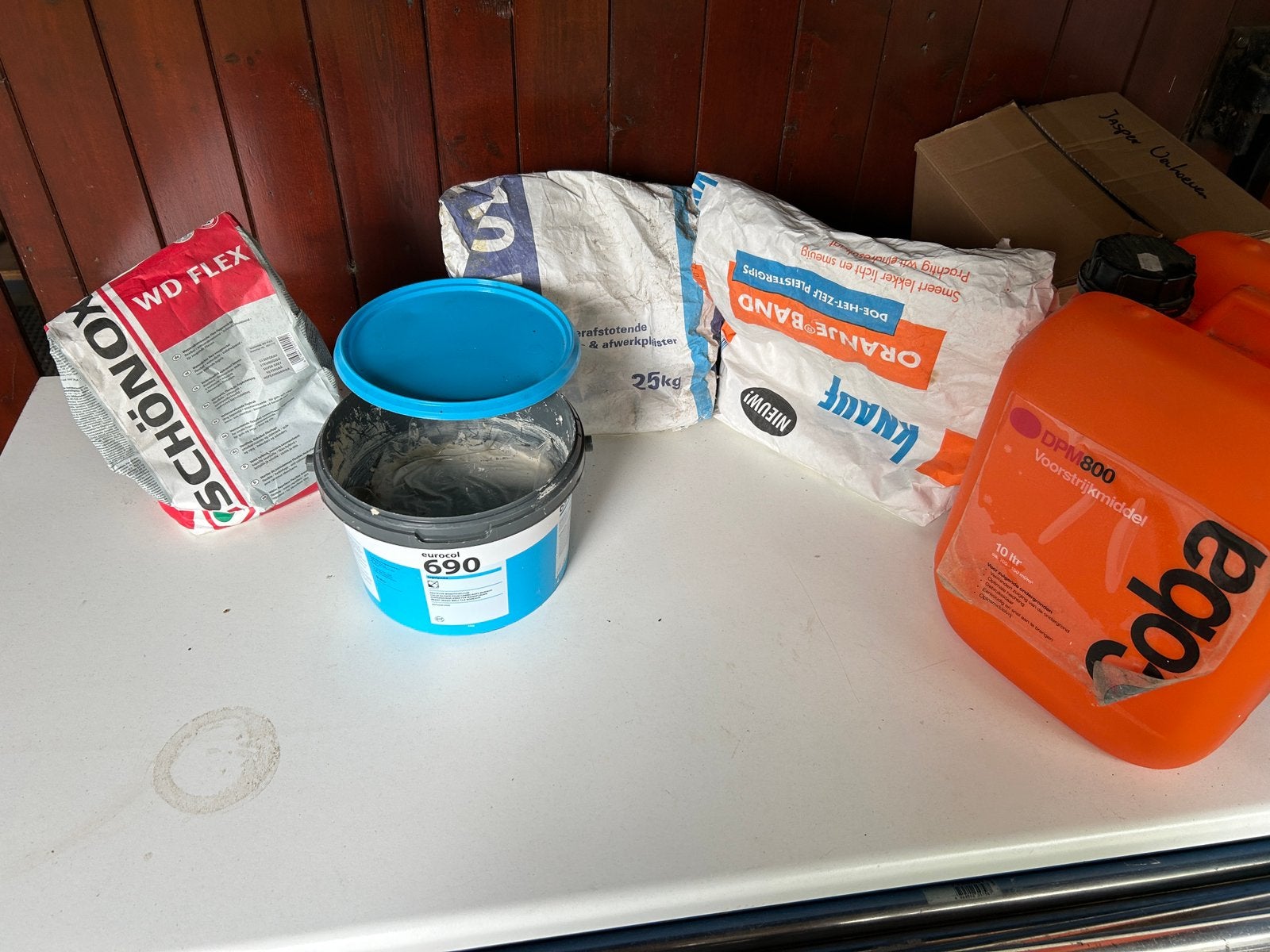 Tegellijm pasta eurocol 690, Ophalen, Overige materialen, Overige typen, 10 m² of meer