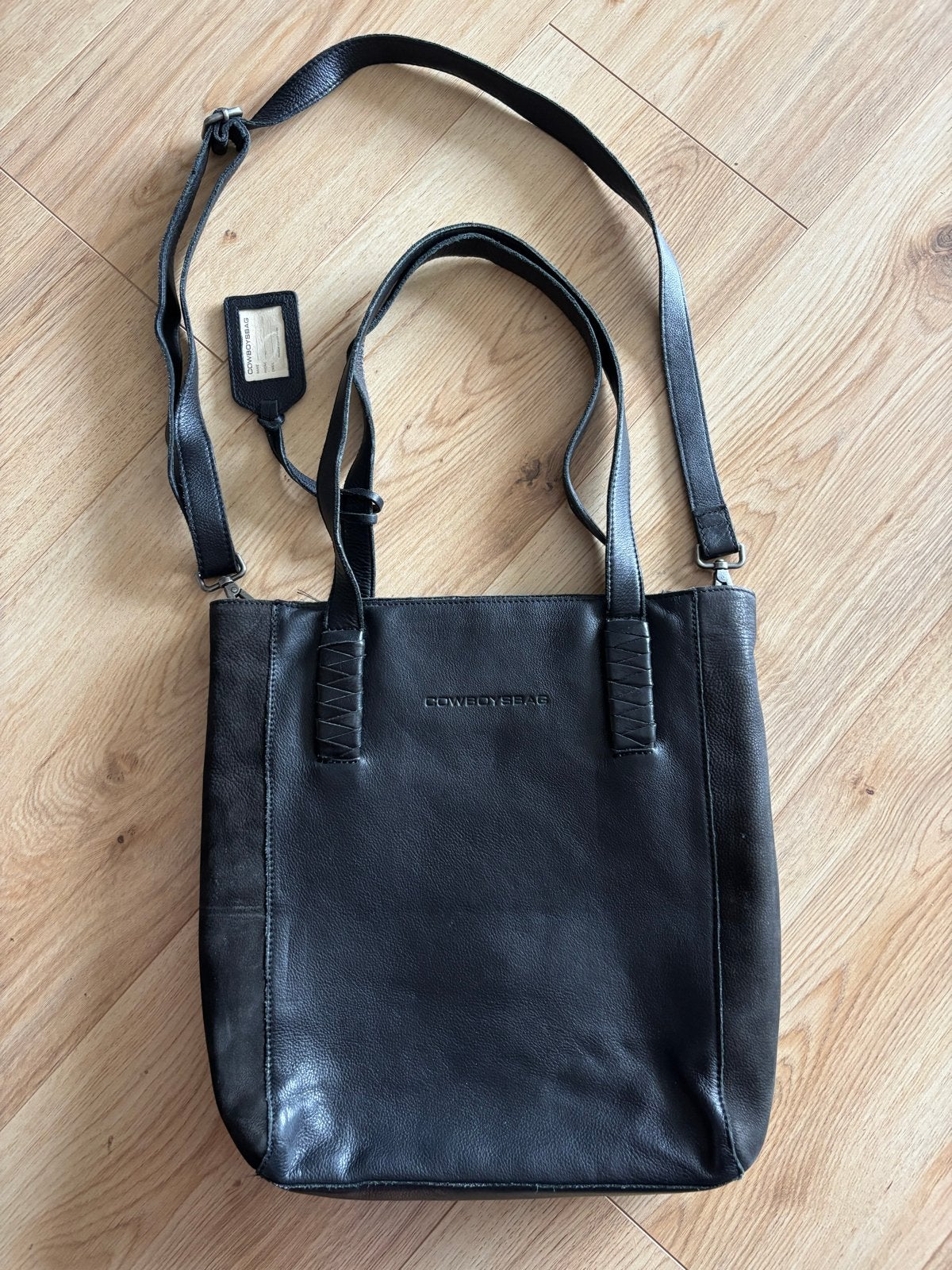 Cowboysbag - shoppers - laptop bag cleve 13 inch - black, Ophalen of Verzenden, Gebruikt, Zwart, Shopper