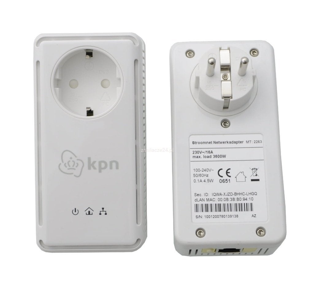 Kpn stroomnet netwerkadapter Dvs200 MT--2360, Ophalen of Verzenden, Zo goed als nieuw