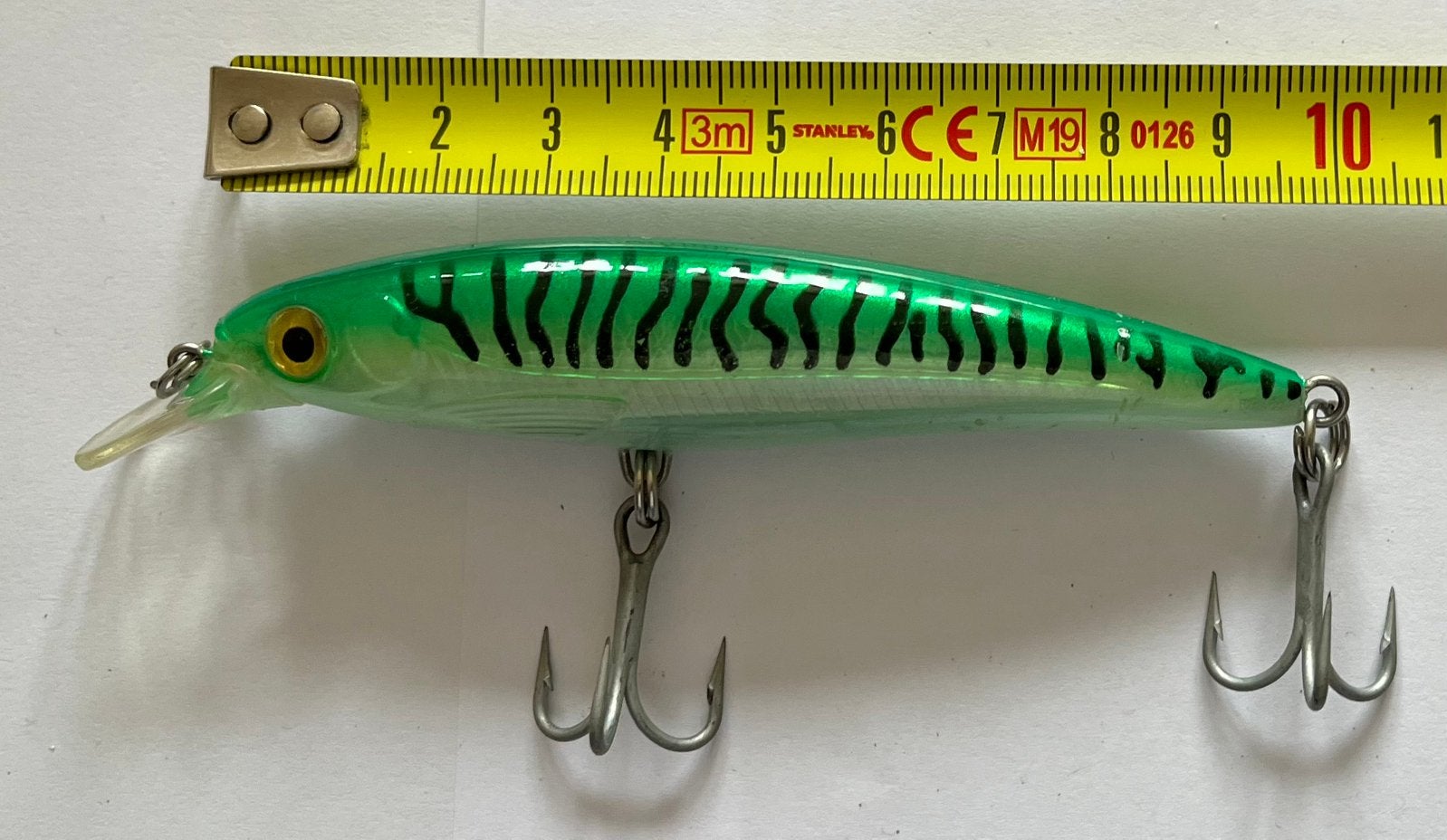 Rapala Groen 10cm 13/14 Gram ZIE ALLE FOTO’S, Watersport en Boten, Ophalen of Verzenden, Gebruikt