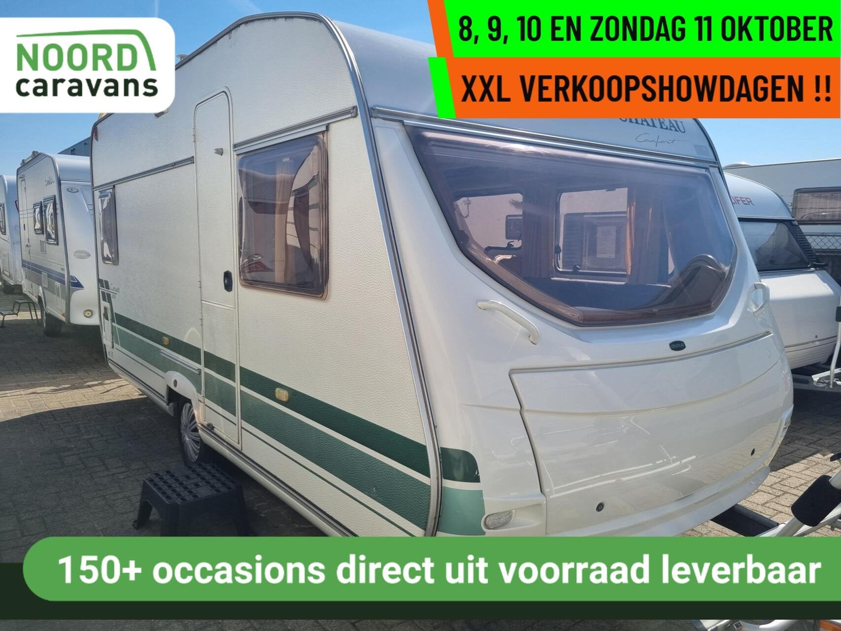 Chateau  caratt 450 VOORTENT + LUIFEL + FRANSBED + DINETTE, Chateau, Bedrijf, 750 - 1000 kg, 6 tot 7 meter