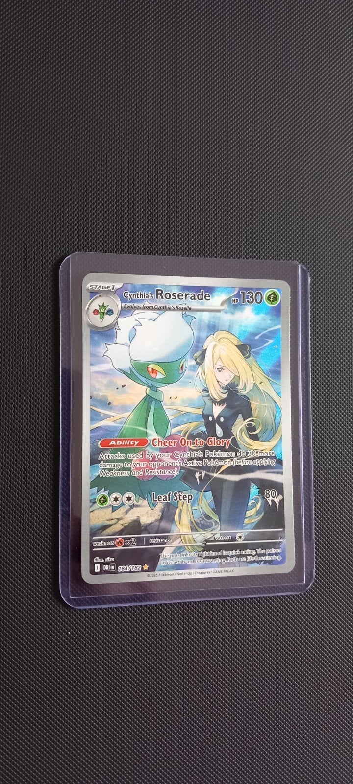 Cynthia's Roserade 172/162 - Pokémon Kaart, Ophalen of Verzenden, Zo goed als nieuw, Losse kaart
