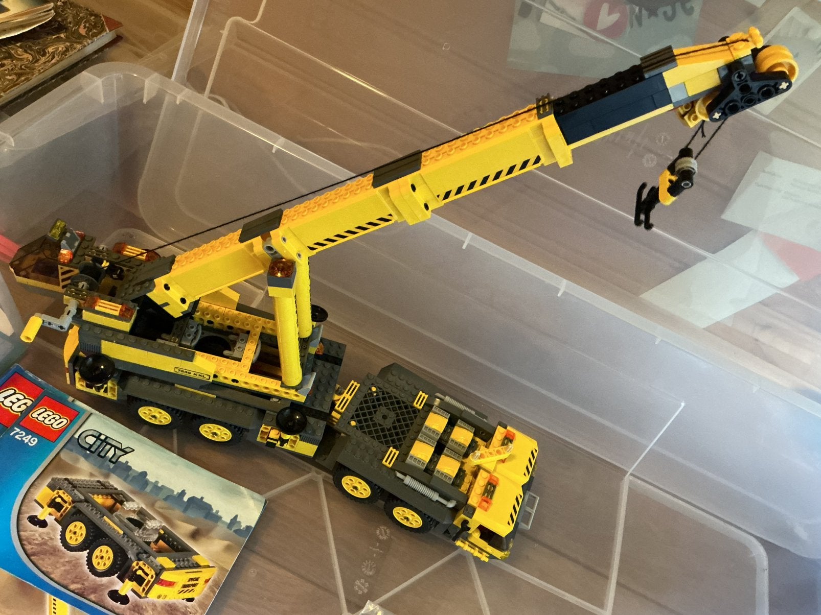 LEGO XXL KRAAN 7249 vaste prijs 50 euro, alleen ophalen, Ophalen, Lego, Complete set, Inclusief instructies