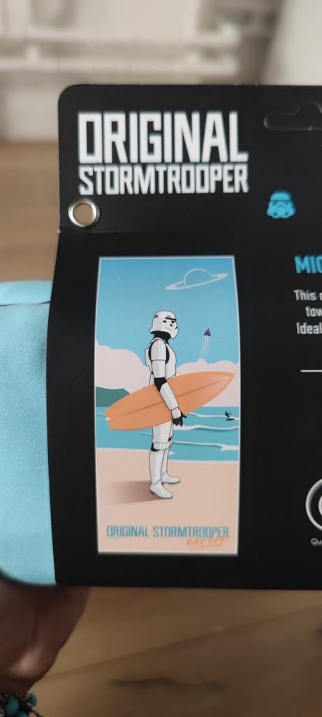 Microvezel strandlaken Stormtrooper Star Wars, Ophalen of Verzenden, Nieuw, Handdoek