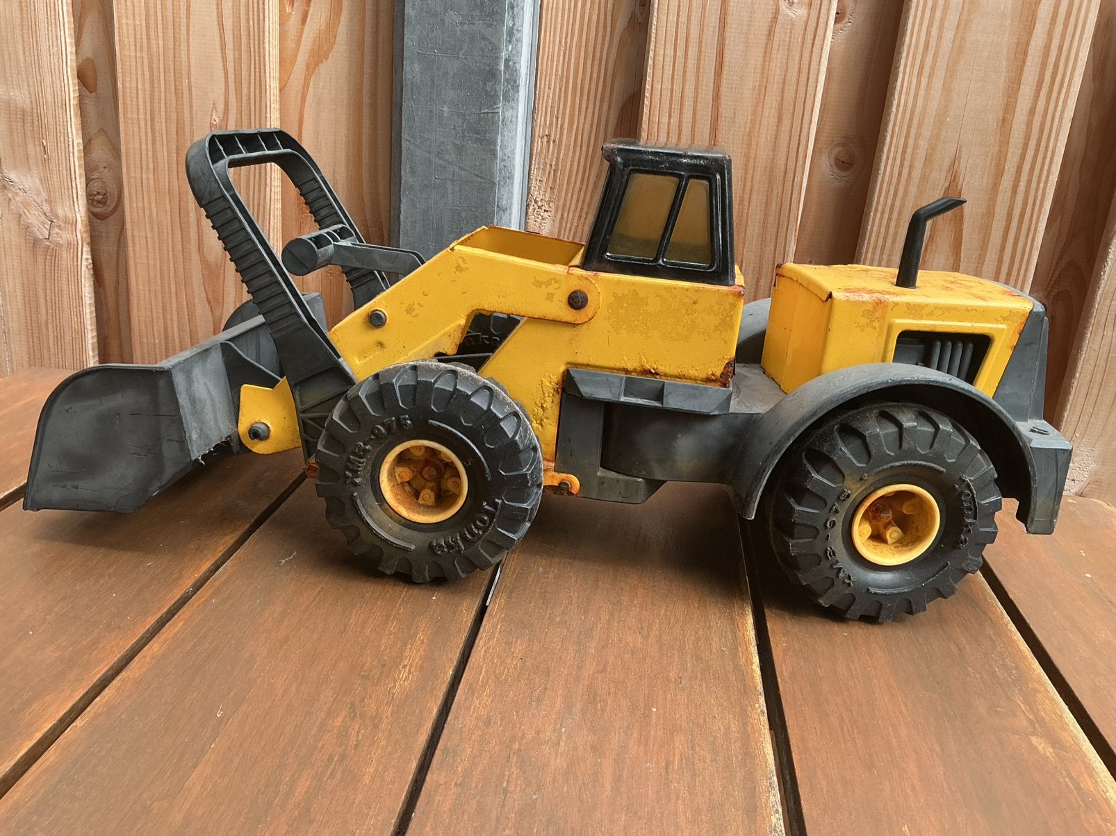 Grote gele Tonka Shovel, Ophalen, Gebruikt
