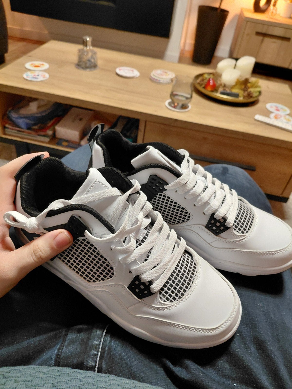 Air Jordan 4 Retro 'Military Black' sneaker Schoenen maat 42, Nike Jordan, Wit, Nike Inc., Nieuw
