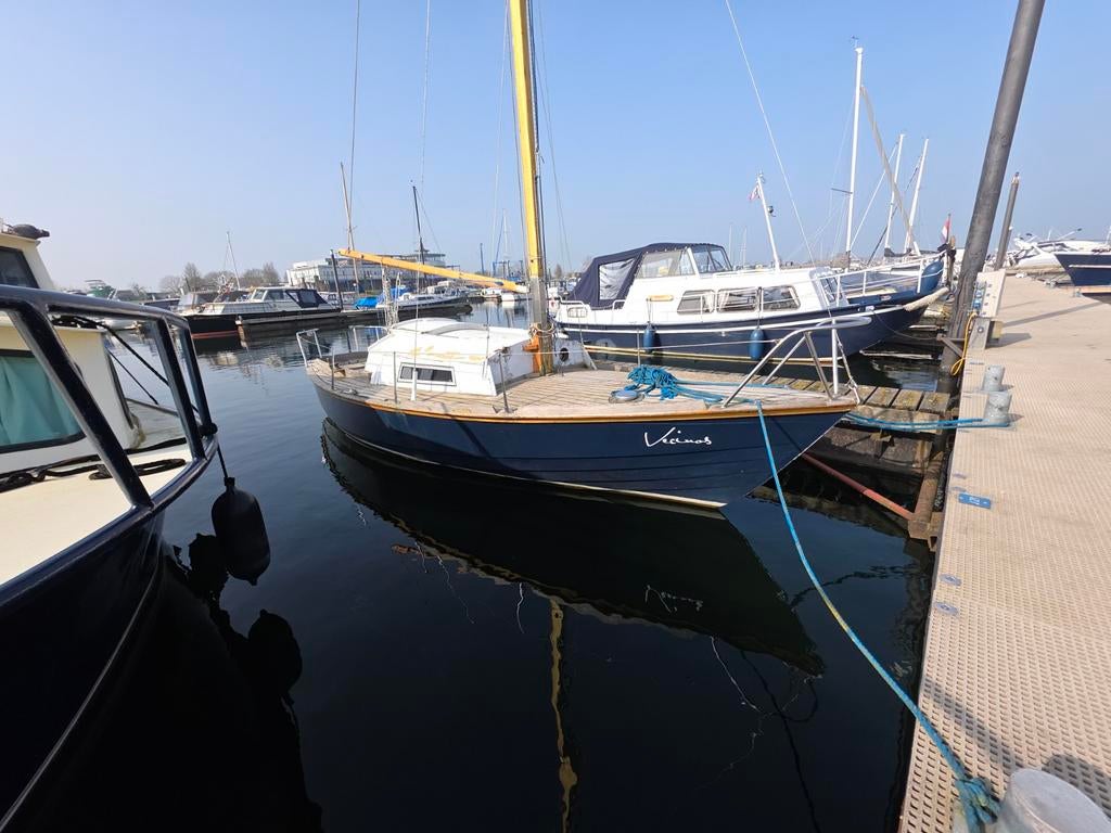 Waarschip 710 loden kiel licht opknappen, Watersport en Boten, Ophalen of Verzenden, Gebruikt, Genua of Fok