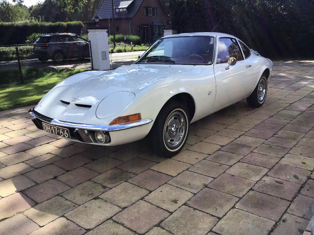 Opel gt 1970, Auto's, Achterwielaandrijving, 980 kg, 4 cilinders, Wit