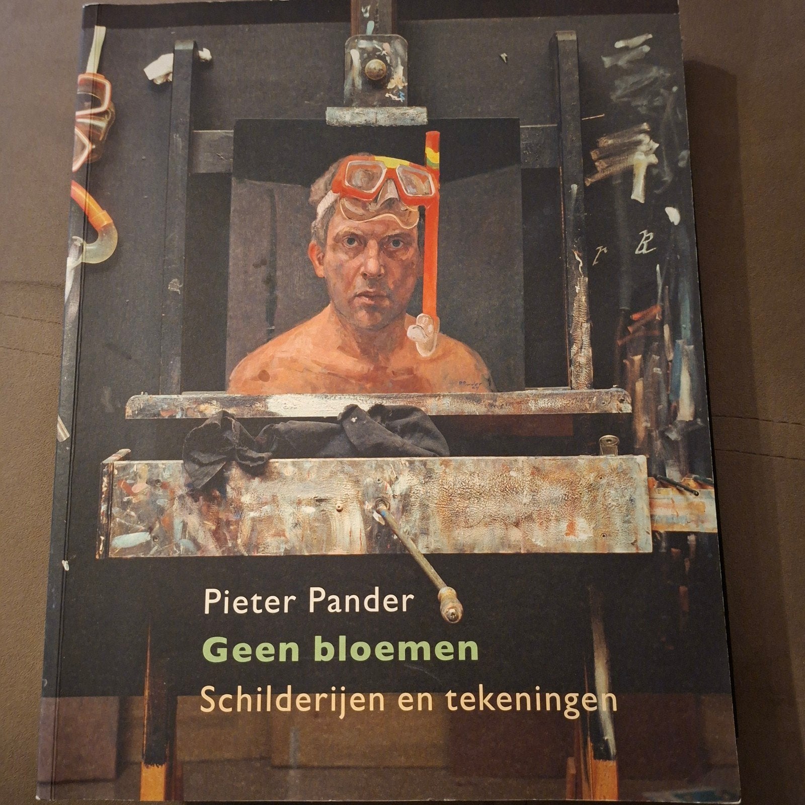 Boek Pieter Pander -Geen bloemen: Schilderijen en tekeningen, Ophalen of Verzenden, Zo goed als nieuw, Schilder- en Tekenkunst