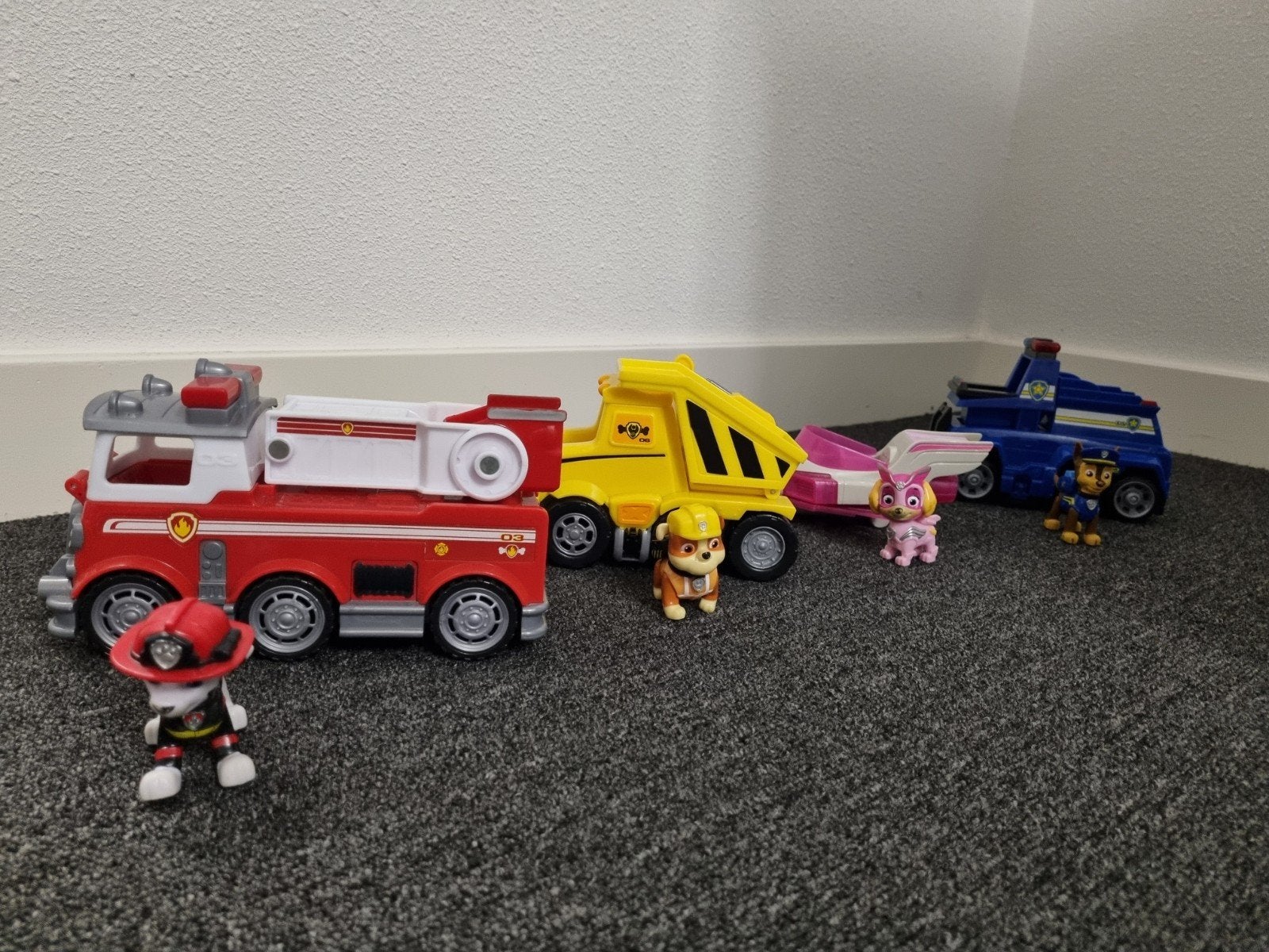 Paw Patrol Voertuigen en Figuren Set, Ophalen of Verzenden, Zo goed als nieuw